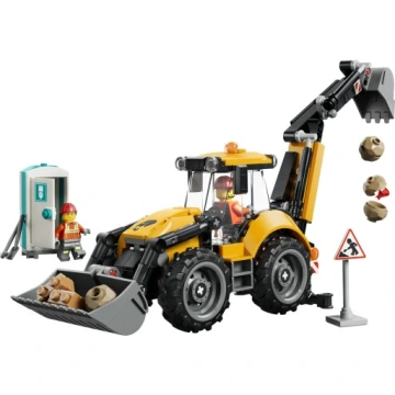 LEGO CITY 60480 Żółta koparko-ładowarka - obrazek 2