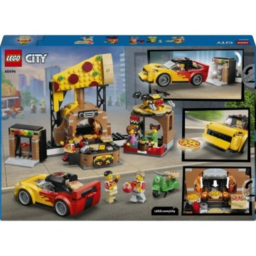 LEGO CITY 60496 Dostawa pizzy z pojazdami - obrazek 3