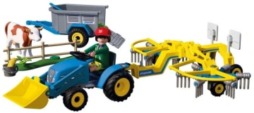PLAYMOBIL 72163 Mały ciągnik z przetrząsarką do siana - obrazek 2