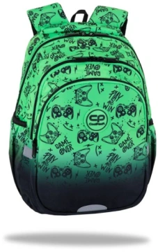 Plecak szkolny Jerry Game Over Gradient Green CoolPack