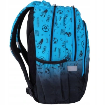 Plecak szkolny Prime Pro Game Over Gradient Blue CoolPack - obrazek 2