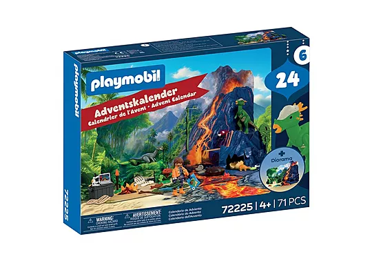PLAYMOBIL 72225 Kalendarz adwentowy: Wyprawa dinozaurów